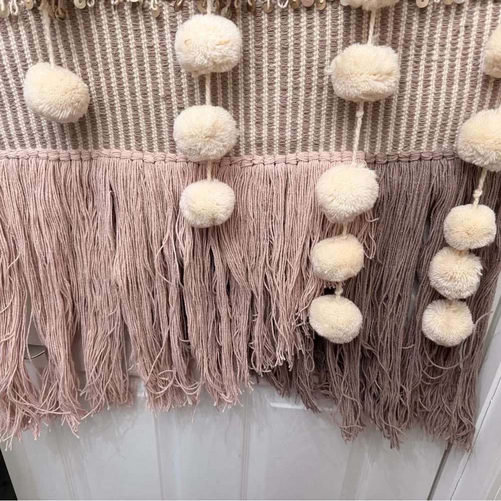 west elm x pbk Blush Woven Wall Tapestry